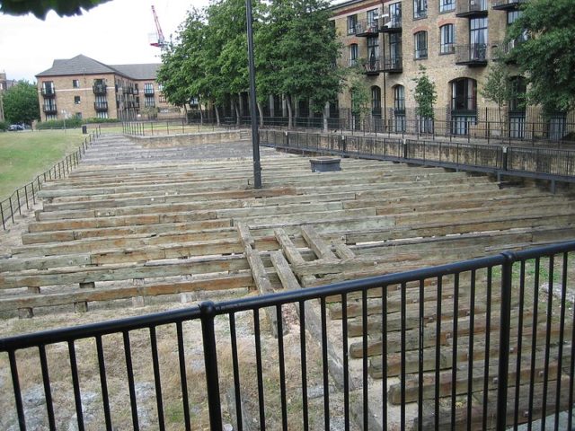 The launch ramp at Millwall. Author: Neddyseagoon CC BY-SA 3.0