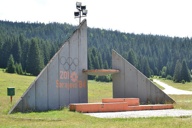 Olympic Symbol 1984 near Sarajevo. Author: Paul Jeannin CC BY-NC-ND 2.0