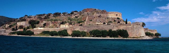 Spinaloga from the sea. Author: Tyler Bell CC BY 2.0