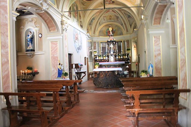 The church in Consanno. Author: Marco Sbroggiò CC BY-SA 4.0 