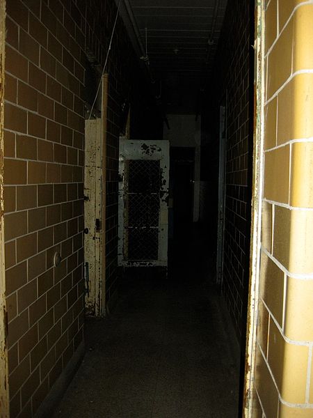 Hallway of the most notorious male patients.Author: Richie Diesterheft  CC BY 2.0
