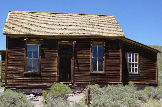Highly preserved Kirkwood House in the ghost town of Bodie, California. Author: Daniel Mayer CC BY-SA 3.0