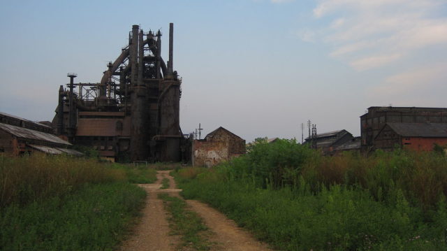 Blast furnace A at the flagship plant in Bethlehem, Pennsylvania, 2009. Author: PollyKanter CC BY-SA 3.0 