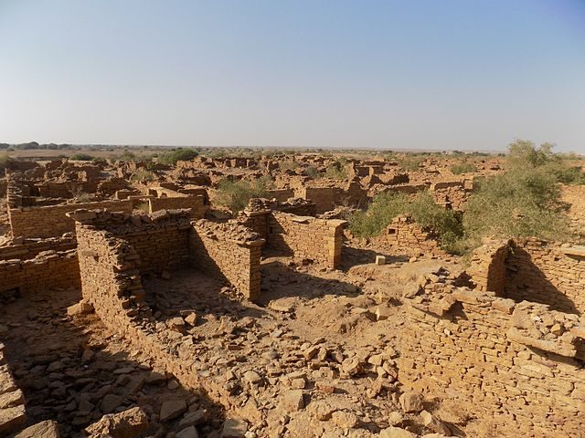 Ruins of Kuldhara.Author: Suryansh Singh (DarkUnix) CC BY-SA 4.0