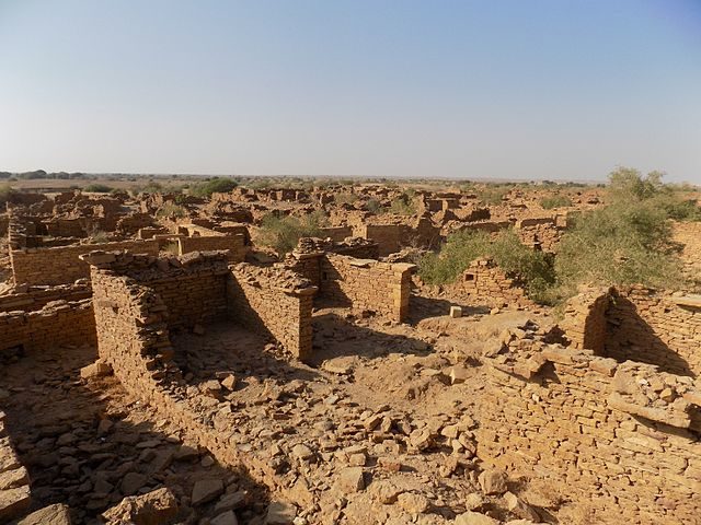 Ruins of Kuldhara.Author: Suryansh Singh (DarkUnix) CC BY-SA 4.0