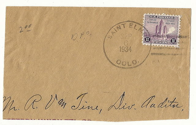 Postmark 1934.