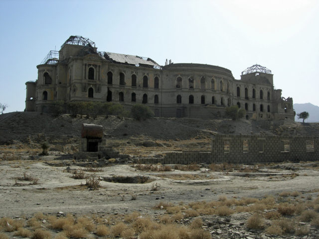 Darul Aman Palace. Author: Carl Montgomery CC BY 2.0