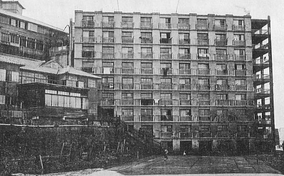 Hashima (Gunkanjima) apartment building.
