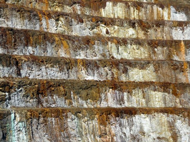 Mine terraces – photo made in 2011