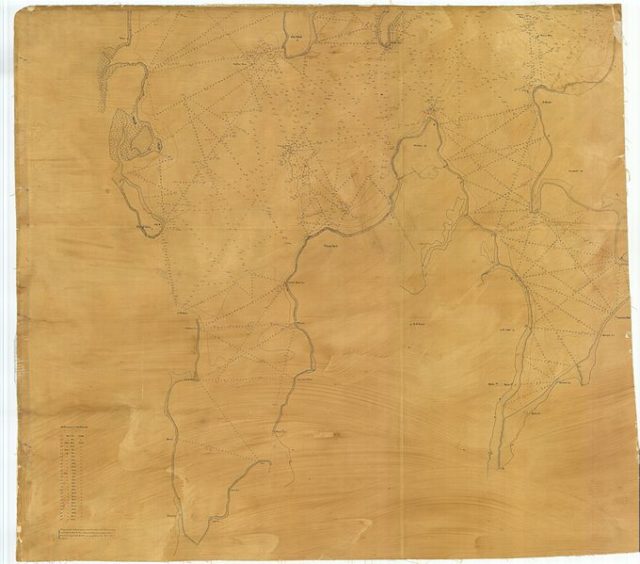 Nautical chart from 1836