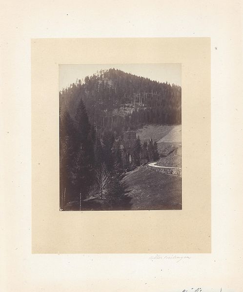An old photo depicting the Black Forest