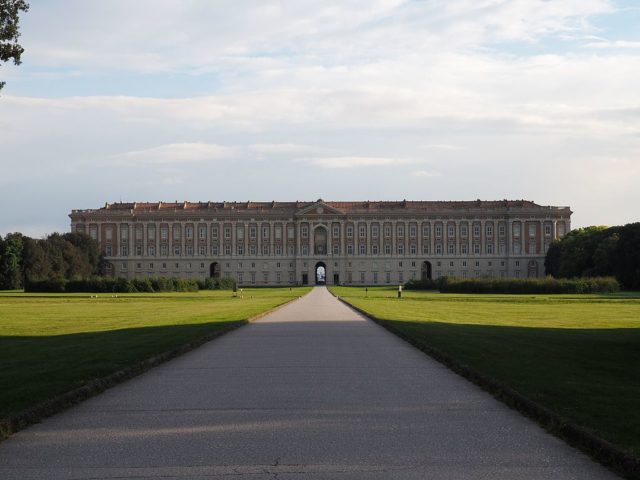 Main façade of the palace