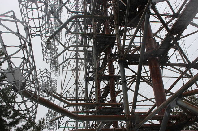 A Steel structure of the Duga radar.Author: Alexander Blecher CC BY-SA 4.0