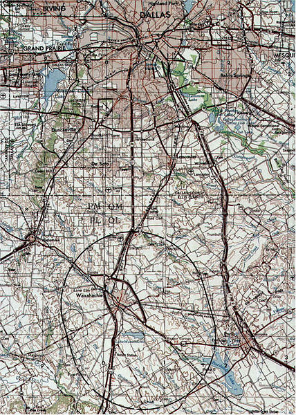 The main ring circling Waxahachie.