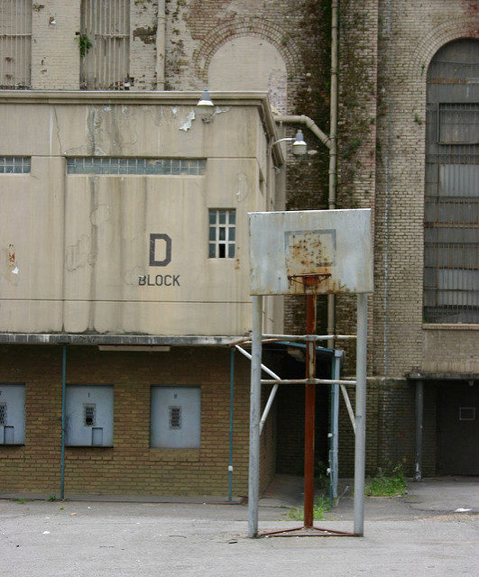 The basketball court. Author: Alison Groves CC BY-ND 2.0