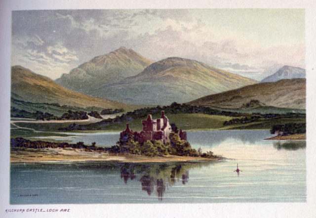 Beautifully produced Victorian chromolithographs of Scotland; Souvenir of Scotland, Its Cities, Lakes and Mountains, 1889.