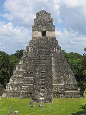 Tikal (Guatemala), Temple I. Photo credit: Raymond Ostertag, CC BY-SA 2.5