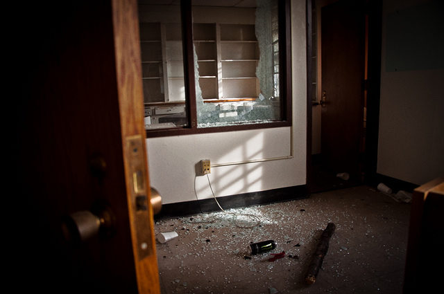 When vandals come to visit. Photo Credit: Stuart McAlpine, CC BY 2.0