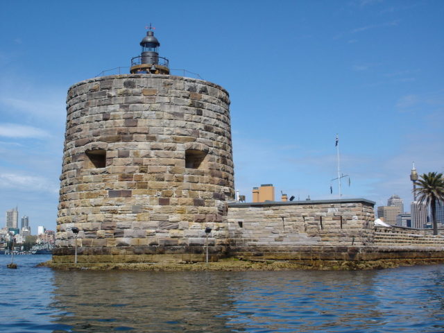 Fort Denison, Sydney Harbour. Author: Andy Mitchell CC BY-SA 2.5