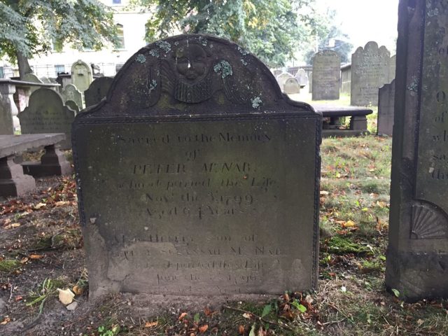 The grave of Peter McNab, namesake of McNabs Island.Author: Hantsheroes CC BY-SA 4.0