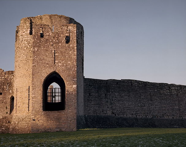 Trim Castle’s Dublin Gate, built into a barbican on the southeastern side of the castle. Author: Rob Hurson CC BY-SA 4.0 