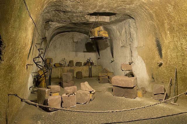 Reconstruction of an old tuff mine. Dominik Matus CC BY-SA 4.0