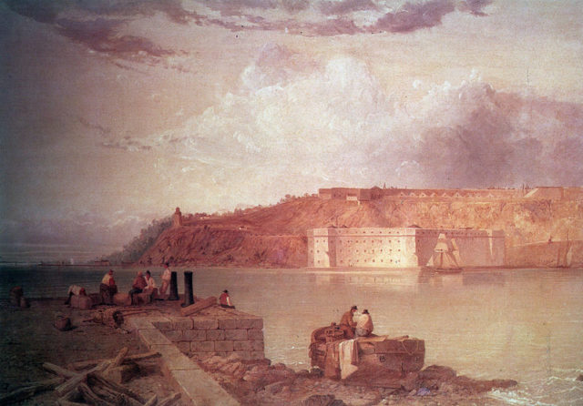 A view of Fort Wadsworth 1870.