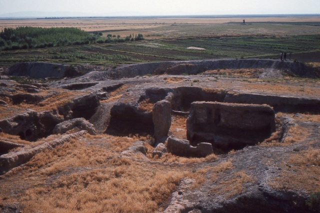 Çatalhöyük at the time of the first excavations. Photo Credit