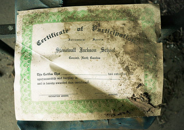 Certificate of Participation. SBSTNC, CC BY 2.0