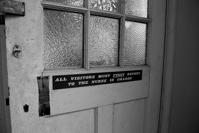 Hospital door. Author: Rob Walker CC BY 2.0