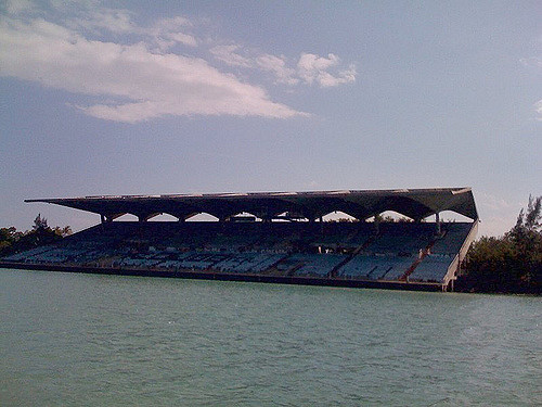 Panorama of the Miami Marine Stadium. Author: Ines Hegedus-Garcia CC BY 2.0