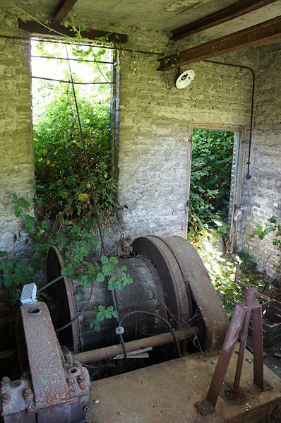 The extraction machine of shaft Belle-Fleur.Author: Bourgeois.A CC BY-SA 3.0