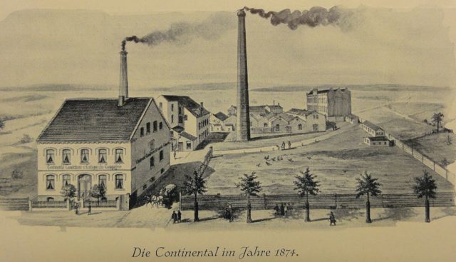 Founding of “Continental Caoutchouc & Gutta-Percha Compagnie AG” 1871 – Author: Unknown – CC BY-SA 3.0