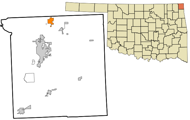 Location within Ottawa County showing former municipal boundaries/ Author: Rcsprinter123 – CC BY 3.0