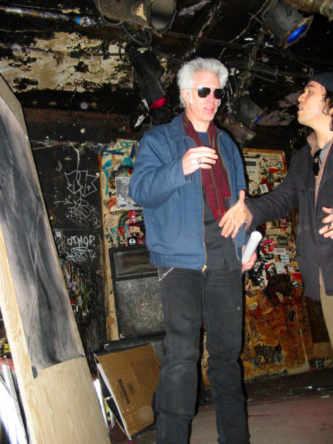 American film director Jim Jarmusch at CBGB’s club in New York City on November 30, 2003. Author:Chrysoula Artemis. CC by 2.0