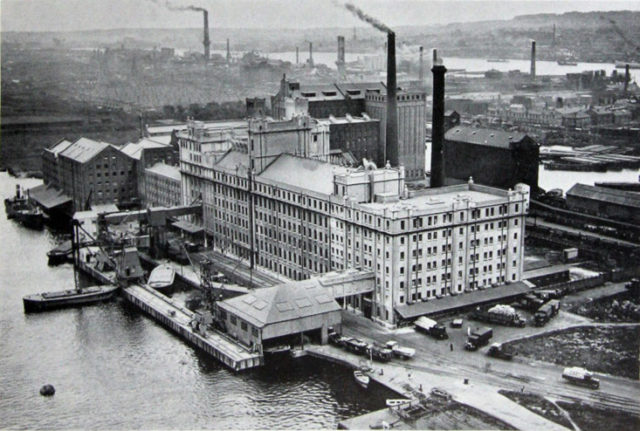 Millennium Mills, 1934. Author: Grace’s Guide. Public Domain.