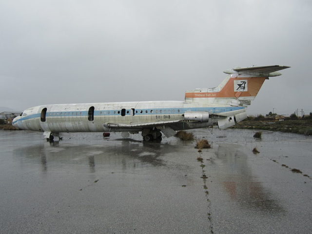 Remains of Cyprus Airways. Author: Dickelbers CC BY-SA 3.0