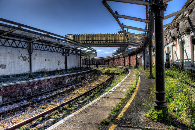 The abandoned station. Author: Toby Charlton-Taylor CC BY-ND 2.0