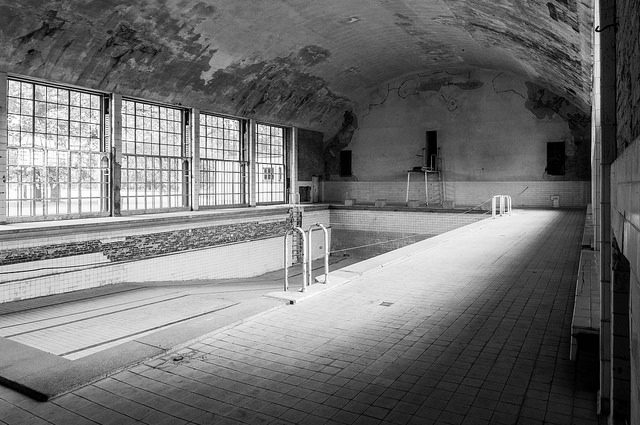 The Olympic pool different angle. Author: Tobias Scheck CC BY 2.0