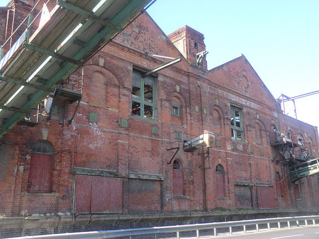The rear side of the former Ice Factory. Photo Credit