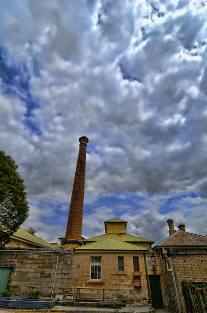 The service building. Author: Frederick Manning CC BY 2.0