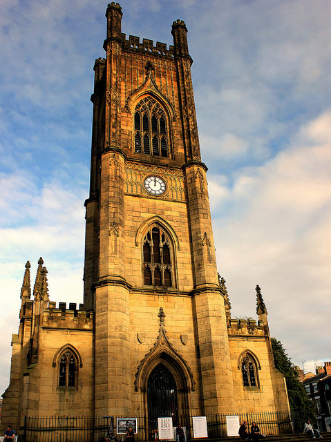 The tower of St. Lukes Church. Author: calflier001 CC BY-SA 2.0