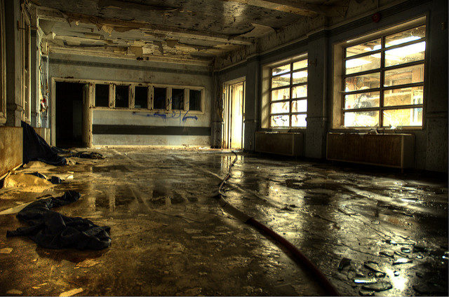 Water damage. Author: Jason Rogers CC BY 2.0