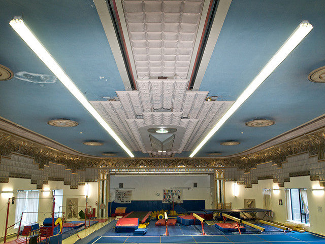 The former gymnastics studio. Author: Sandra Cohen-Rose. CC BY-SA 2.0