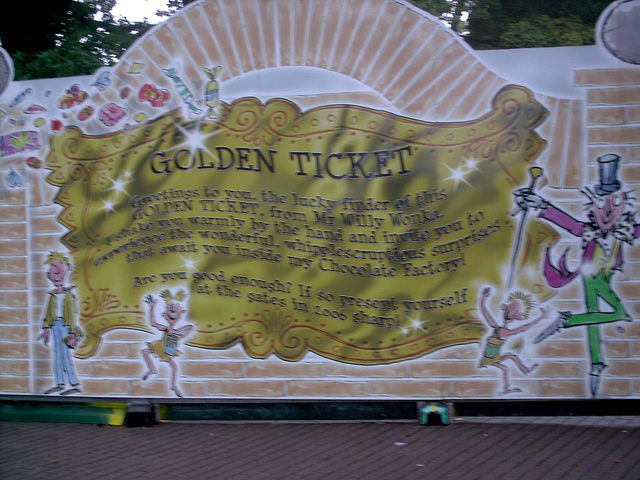 “You’ve Won a Golden Ticket!” The announcement that Toyland Tours was to become Charlie and the Chocolate Factory – Author: Matthew Wells – CC by 2.0