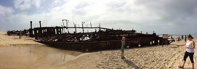 The wreck in 2013/ Author: Letsbefiends (talk) – CC BY-SA 3.0