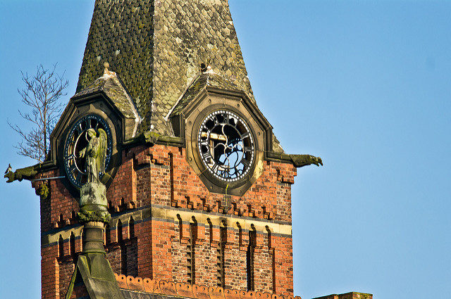 Close up of the clock tower. Author: paul CC BY 2.0