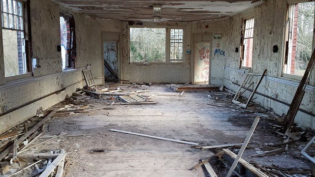 Destroyed beyond recognition. Author: Bailey Hurlow CC BY-SA 2.0