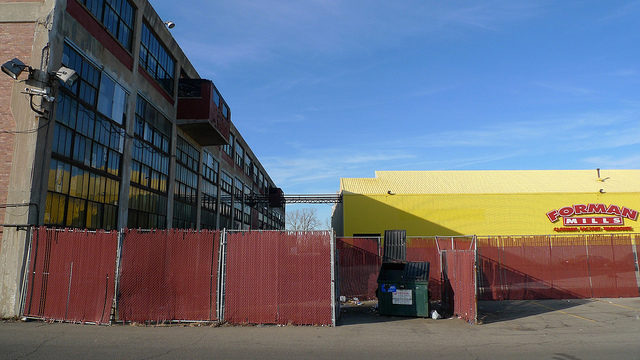 Forman mills now occupy part of the factory. Author: Andrew Duthie CC BY-SA 2.0