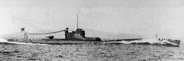 Japanese submarine I-26, sister of the I-25 which attacked Fort Stevens